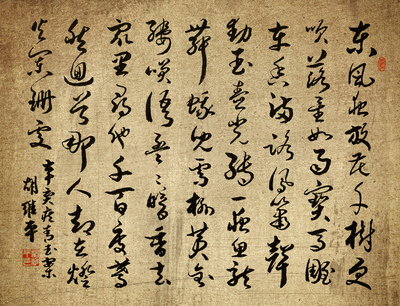 云南書法家胡維平草書創(chuàng)作辛棄疾《青玉案元夕》-大視野-新聞