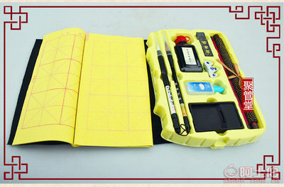 【聚管堂中小學(xué)生書法練習(xí)文房四寶毛筆套裝水寫布套裝水寫布廠家】進(jìn)賢縣文港聚管堂制筆廠 - 產(chǎn)品庫