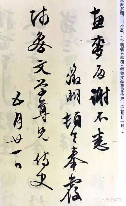 書畫欣賞丨文徵明行書 致華氏手札冊